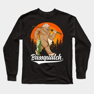 Legendary Angler: The Bigfoot of Bass Fishing Long Sleeve T-Shirt